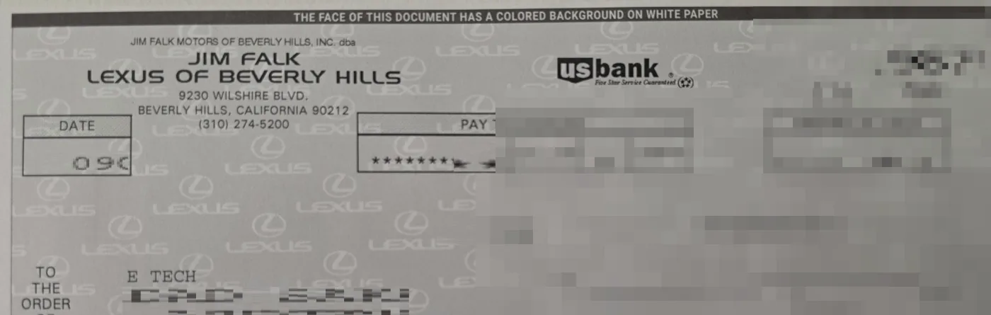 Testimonial from Lexus of Beverly Hills