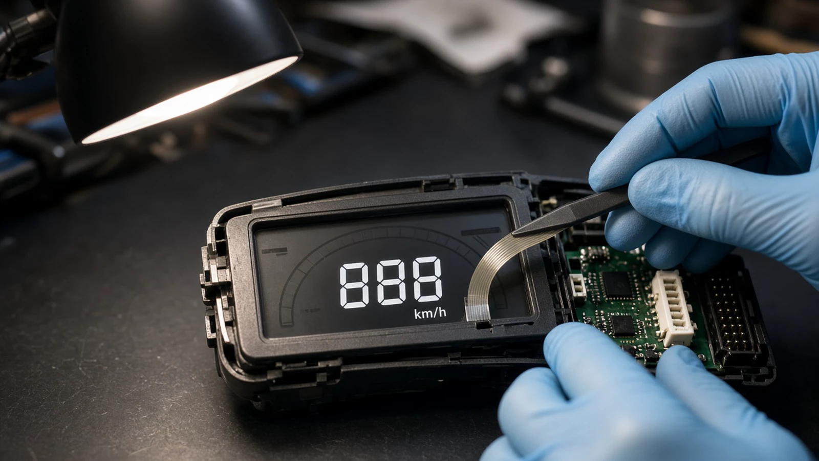 Cluster LCD on the bench